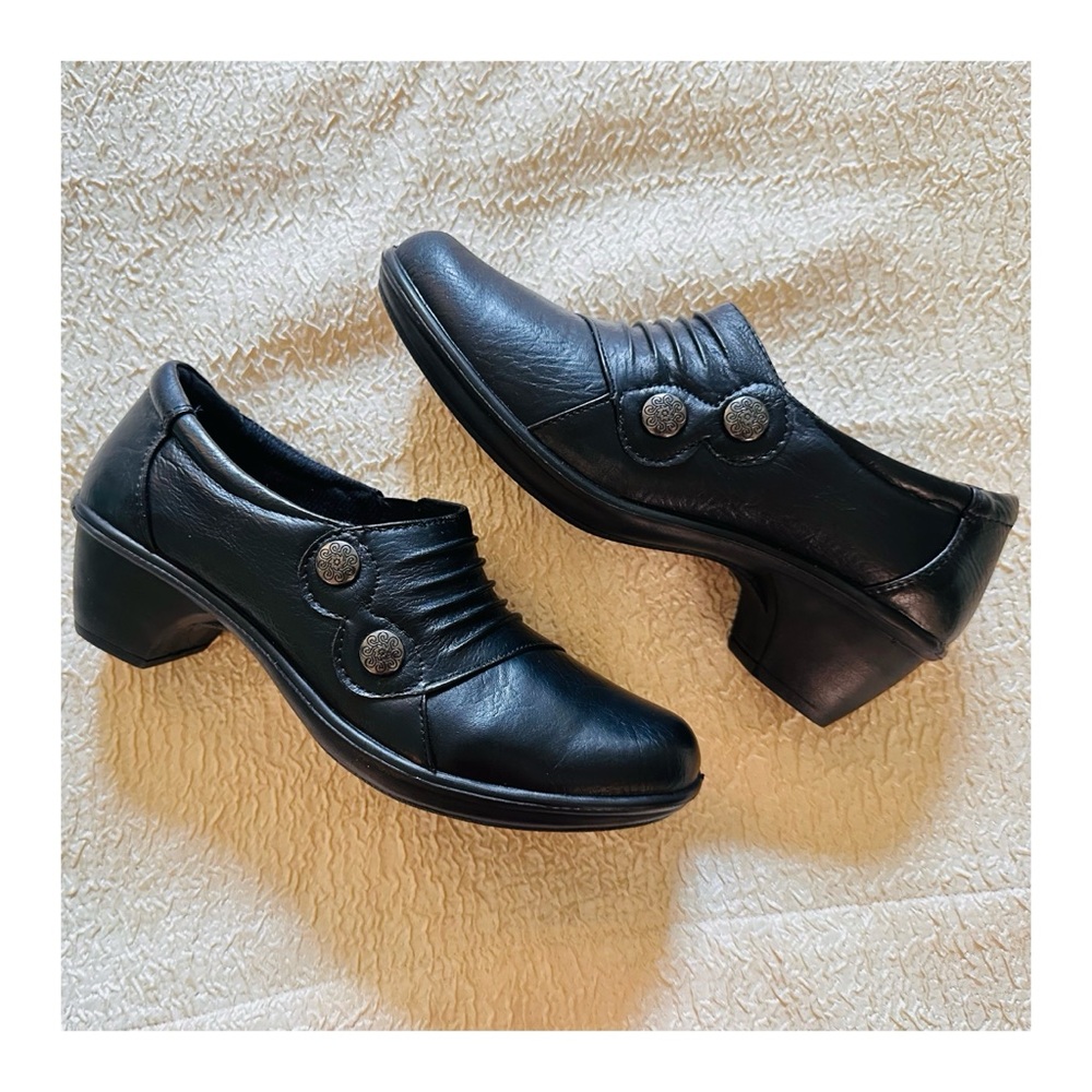 Easy Street Edison Ankle Bootie Low Chunky Heel Black Size 6.5 NEW in box - Picture 14 of 14